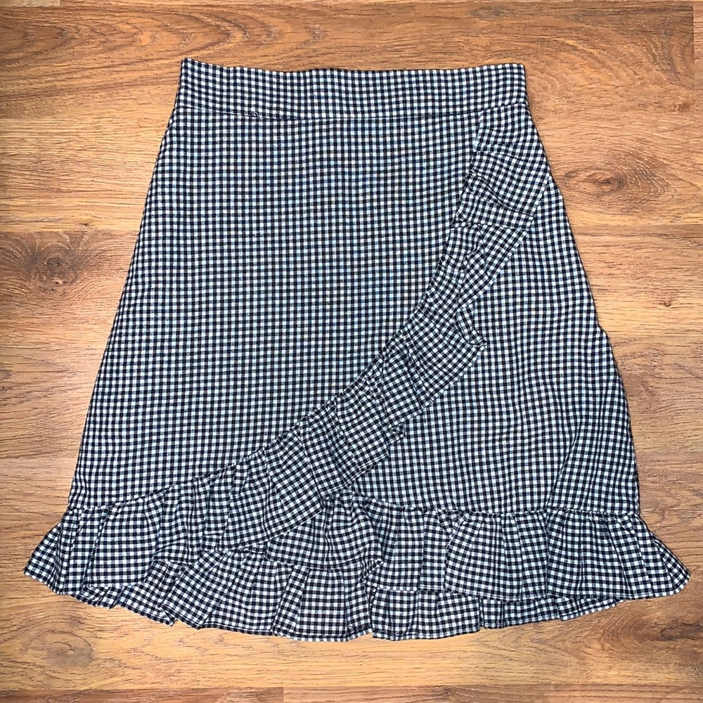 Checkered Mini Skirt